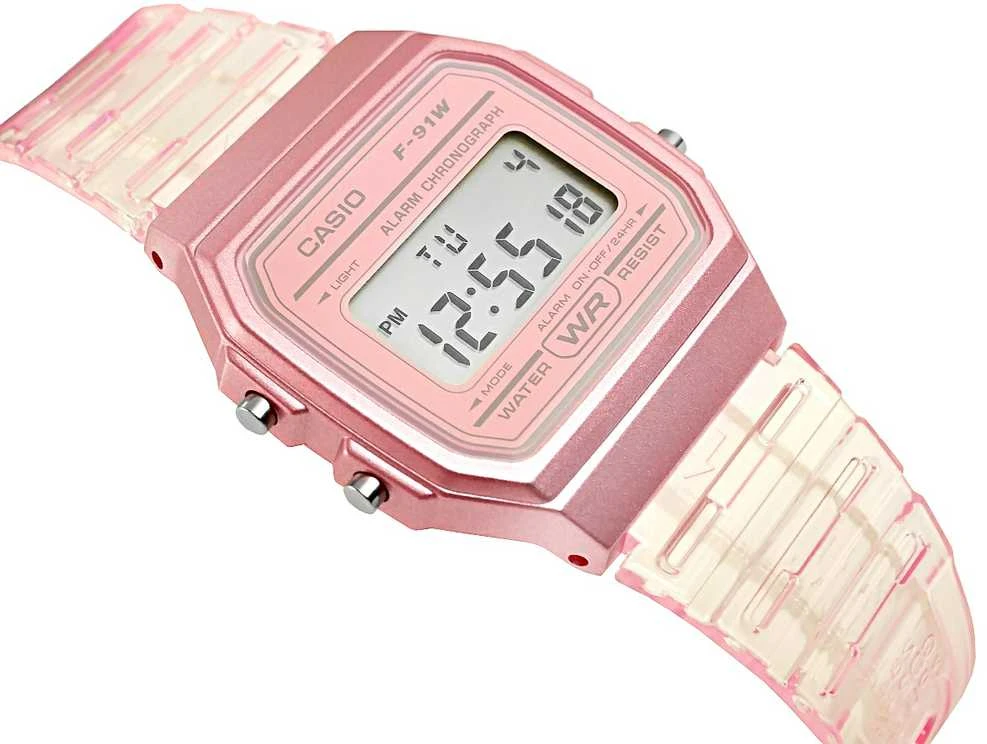 Laikrodis moterims Casio Retro Vintage F-91WS-4 (zd648a) + BOX