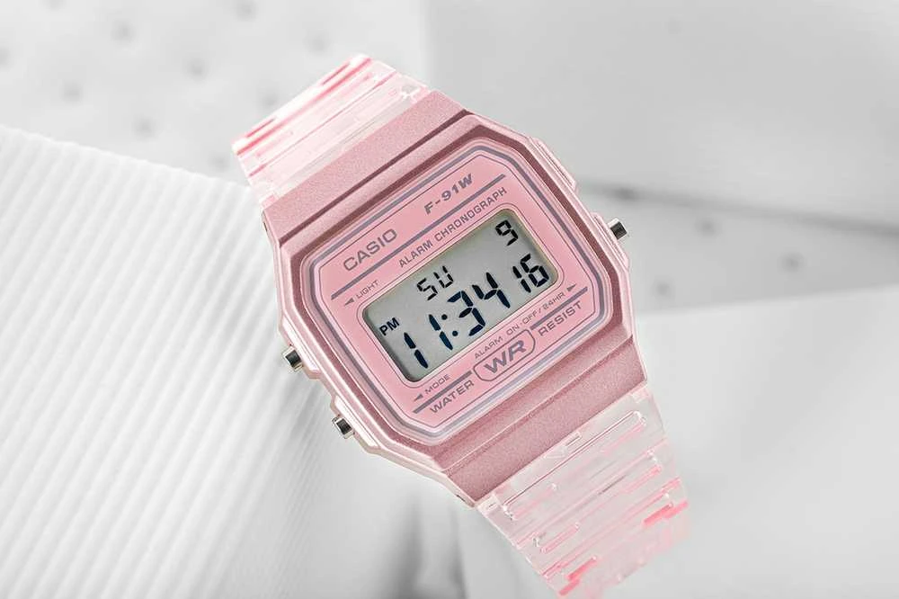 Laikrodis moterims Casio Retro Vintage F-91WS-4 (zd648a) + BOX