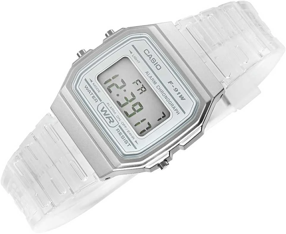 Laikrodis moterims Casio Retro Vintage F-91WS-7 (zd648c) + BOX
