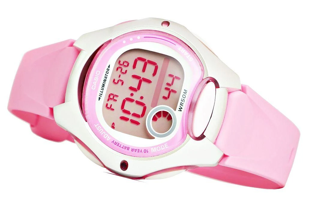 Casio LW-200-4BVEF rankinis laikrodis Elektroninis Lizdinė Sidabras