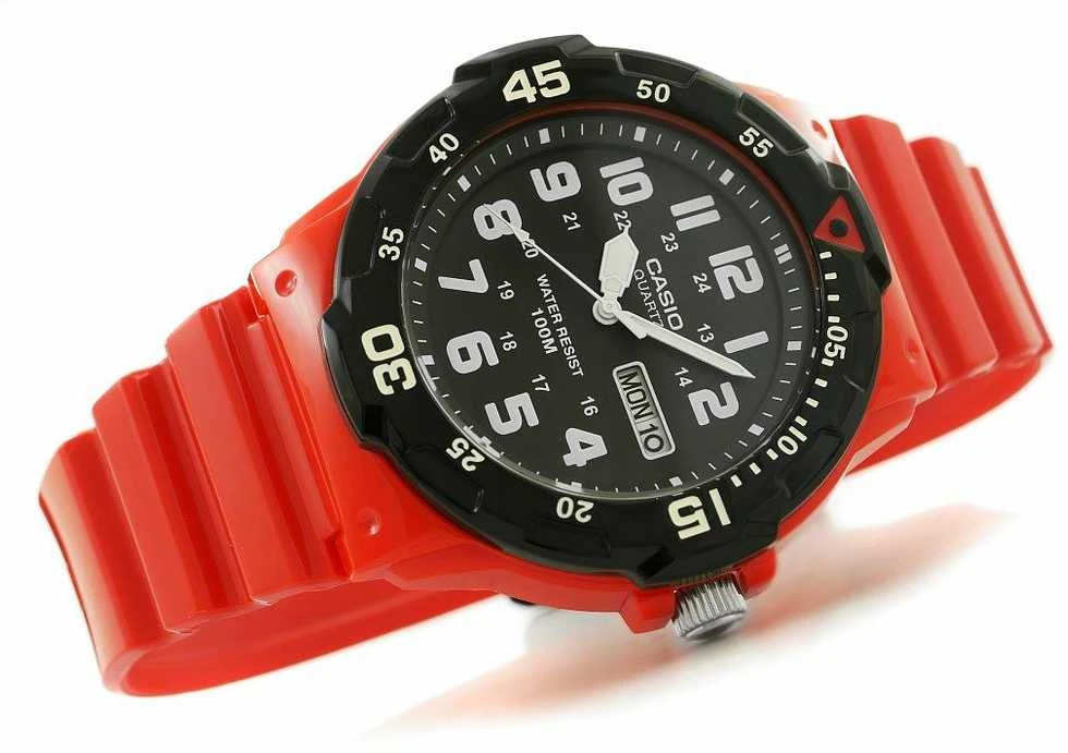 Laikrodis CASIO MEN'S WATCH MRW-200HC-4BVDF 10 Bar (zd174b) + BOX