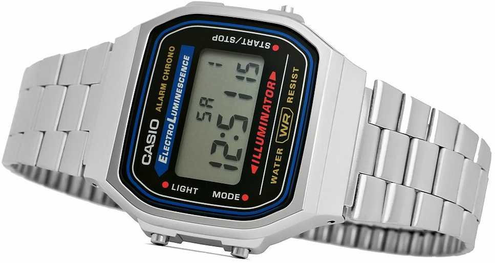 Laikrodis CASIO Vintage A168WA-1WCR + BOX