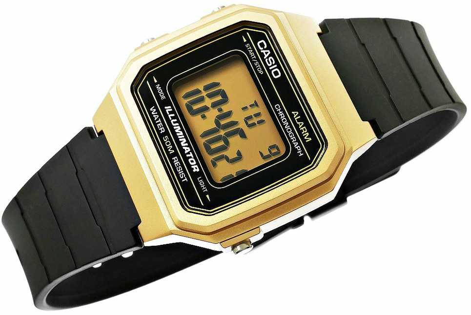 UNISEX CASIO W-217HM-9A LAIKRODIS + DĖŽĖ