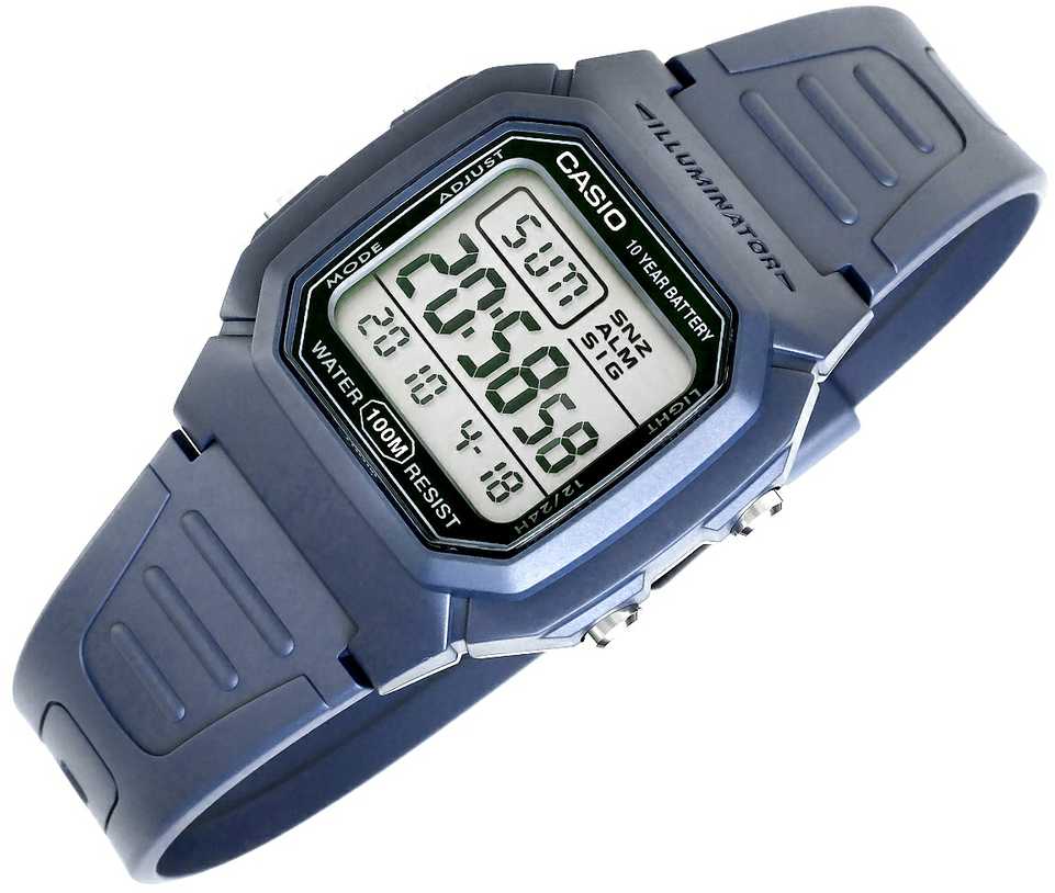 VYRIŠKAS LAIKRODIS CASIO W-800H-2A (zd100c) – CLASSIC + BOX
