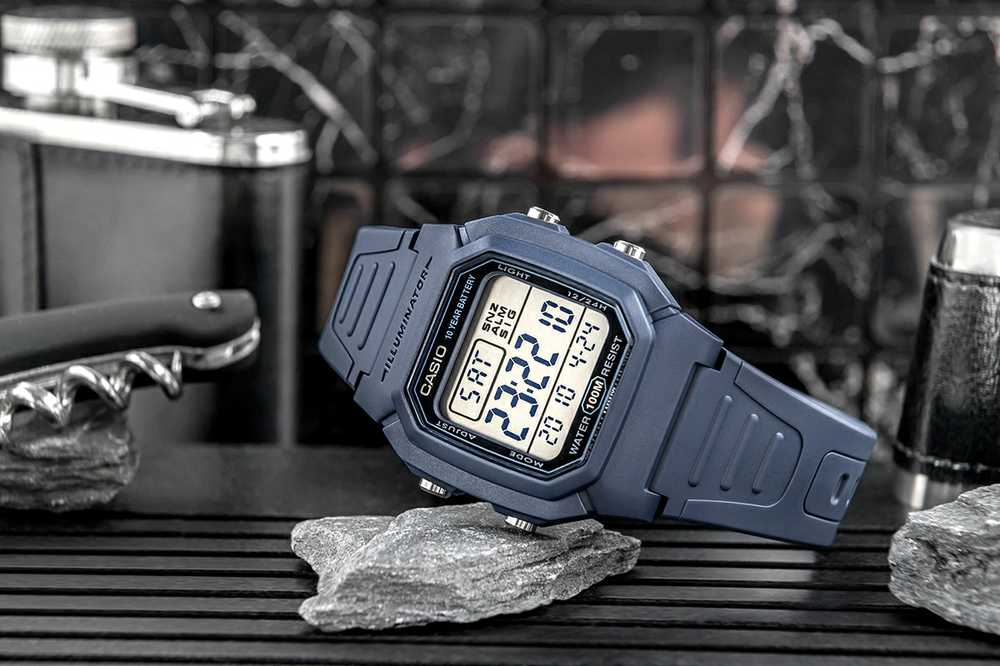 VYRIŠKAS LAIKRODIS CASIO W-800H-2A (zd100c) – CLASSIC + BOX
