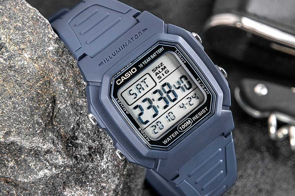 VYRIŠKAS LAIKRODIS CASIO W-800H-2A (zd100c) – CLASSIC + BOX