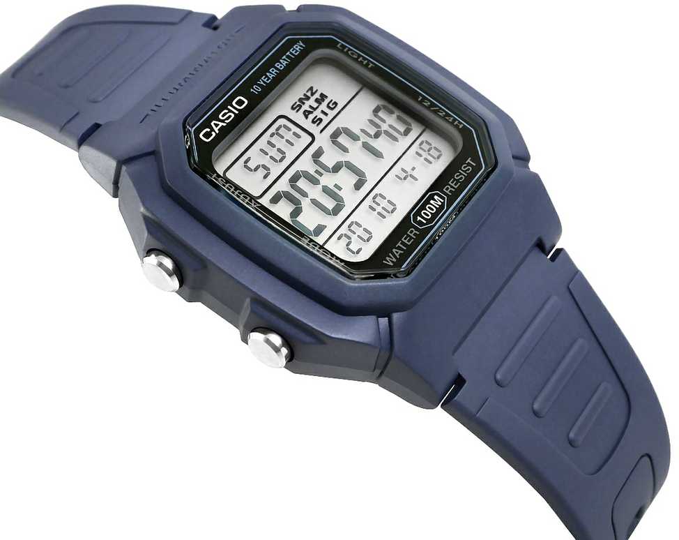 VYRIŠKAS LAIKRODIS CASIO W-800H-2A (zd100c) – CLASSIC + BOX