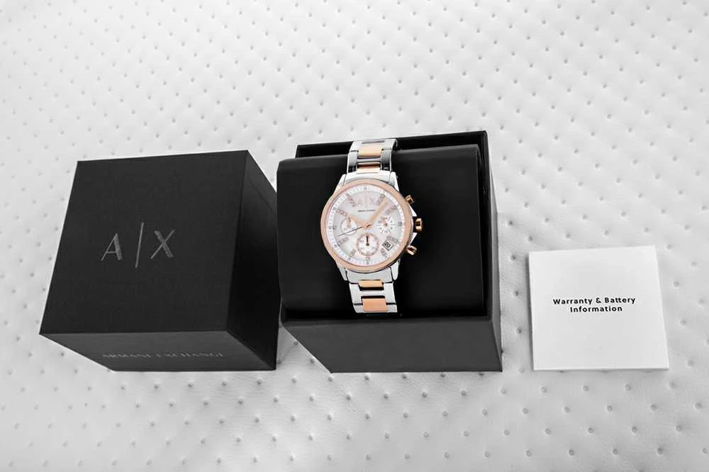Laikrodis Damski ARMANI EXCHANGE Banks Chronograph AX4331 + BOX