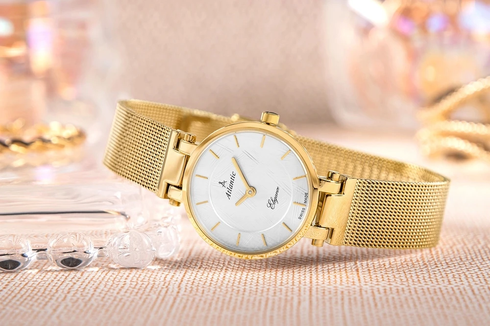 Laikrodis Damski Atlantic Elegance 29035.45.21 + BOX