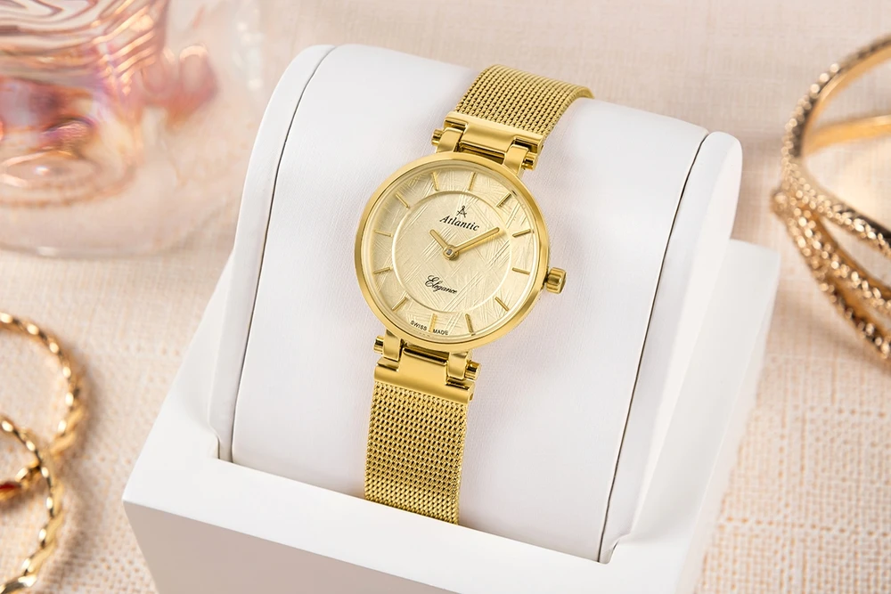 Laikrodis Damski Atlantic Elegance 29035.45.31 + BOX