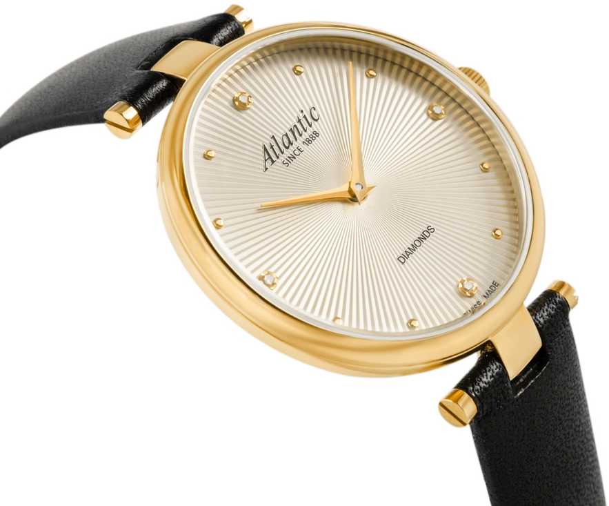 Moteriškas laikrodis Atlantic Royal Diamonds 29044.45.37 + dėžutė