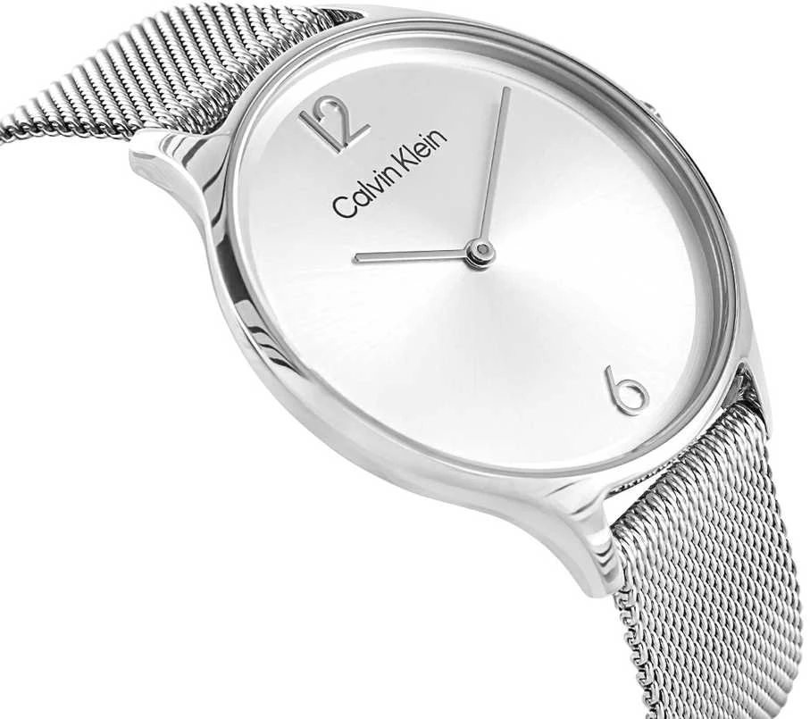 CALVIN KLEIN Nesenstantis tinklinis moteriškas laikrodis 25200001 + DĖŽUTĖ