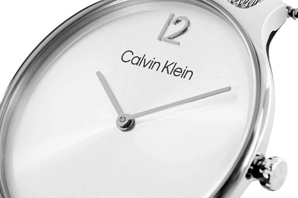 CALVIN KLEIN Nesenstantis tinklinis moteriškas laikrodis 25200001 + DĖŽUTĖ