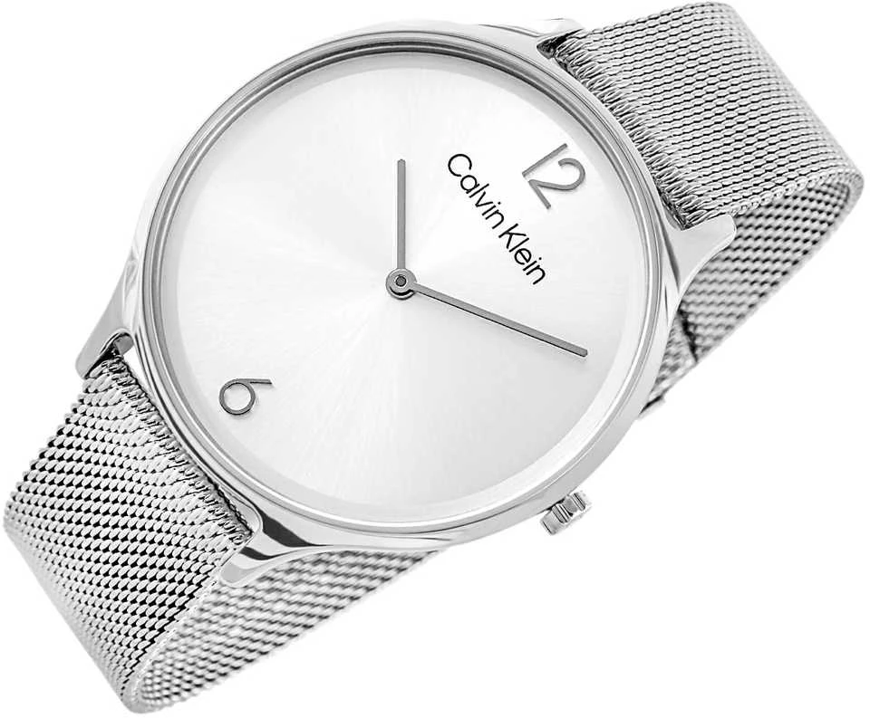 CALVIN KLEIN Nesenstantis tinklinis moteriškas laikrodis 25200001 + DĖŽUTĖ