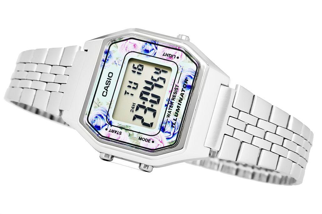 CASIO LA680WA-2C MOTERIS LAIKRODIS (zd631i) + DĖŽĖ