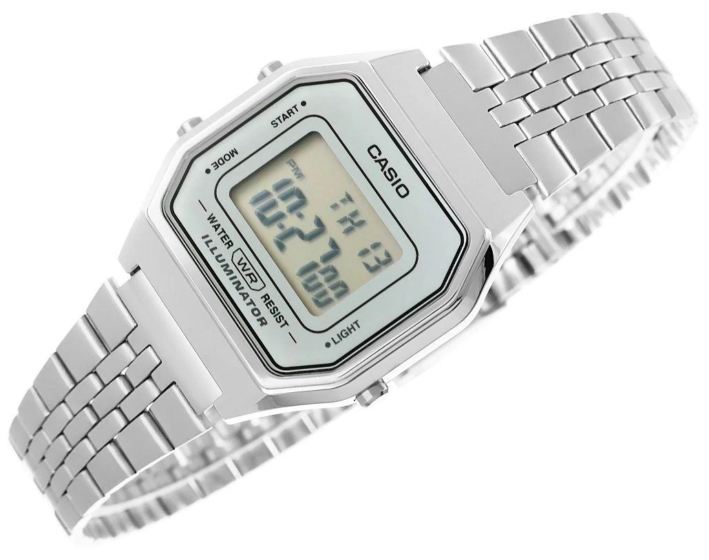 Laikrodis moterims CASIO LA-680WA-7 (zd631b) + BOX