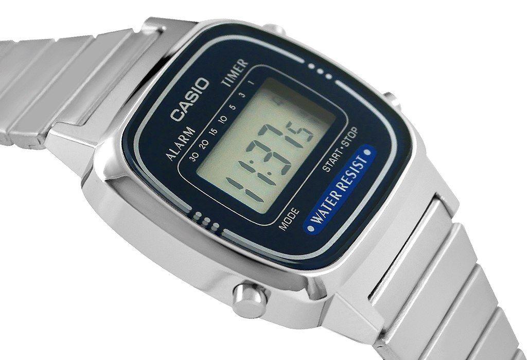 Laikrodis Casio Collection Vintage CASIO VINTAGE ICONIC MINI STEEL - Mėlynas LA-670WA-2DF
