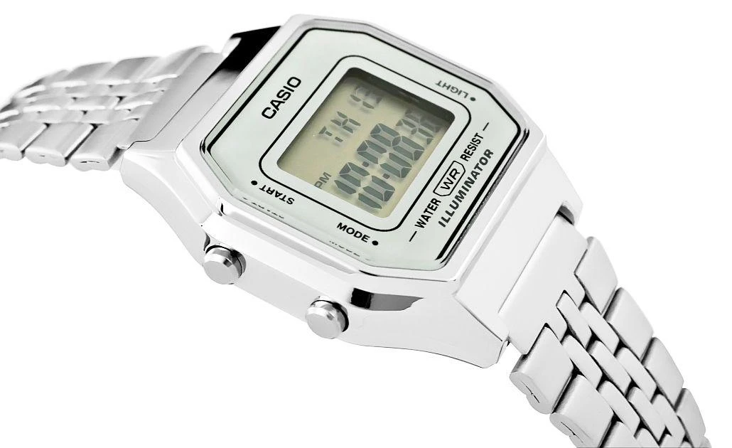 Laikrodis moterims CASIO LA-680WA-7 (zd631b) + BOX