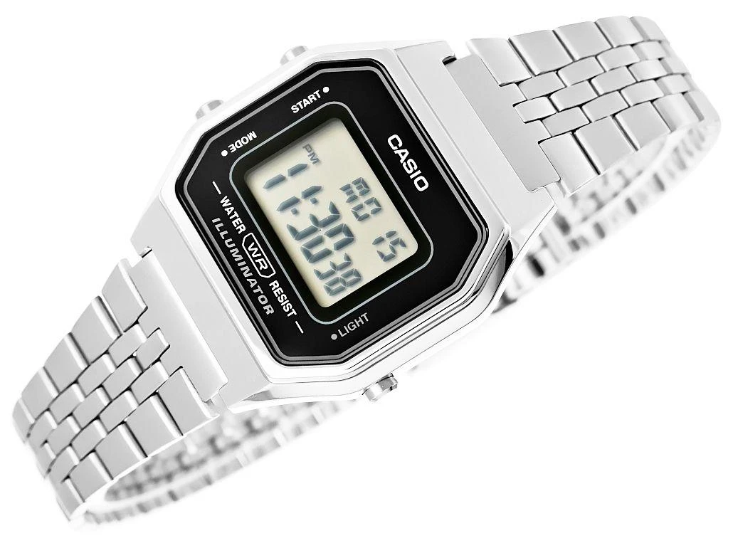 CASIO VINTAGE LA680WA-1 MOTERINIS LAIKRODIS (zd631a) + DĖŽUTĖ