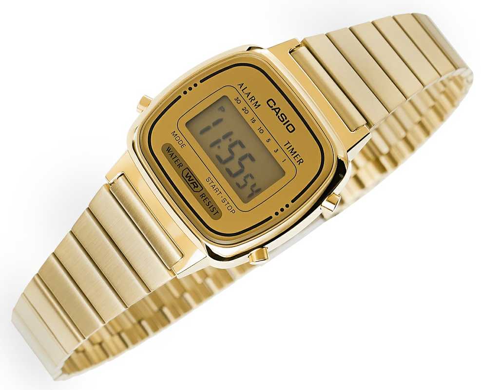 Moteriškas laikrodis CASIO LA-670WG-9 (zd597d) + BOX