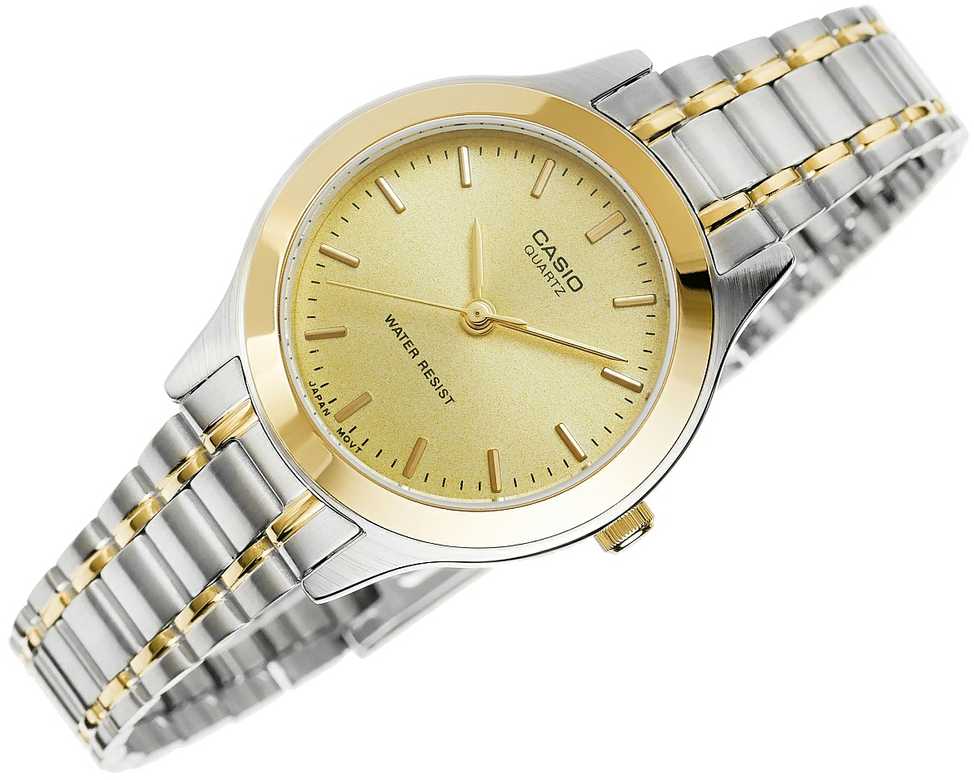 CASIO LTP-1128G 9A MOTERIS LAIKRODIS (zd554a) + DĖŽĖ
