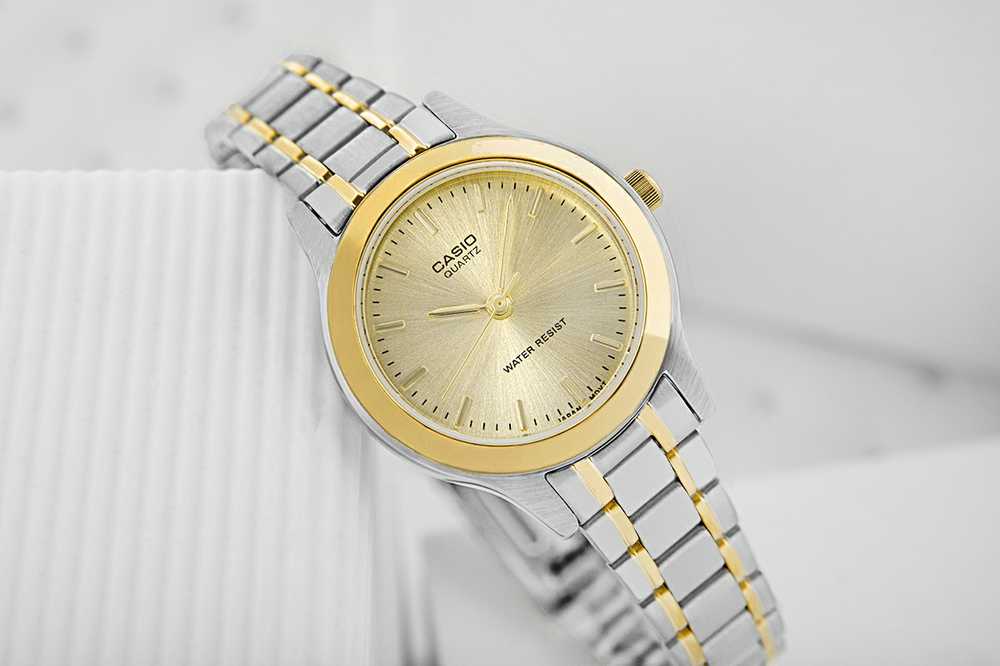 CASIO LTP-1128G 9A MOTERIS LAIKRODIS (zd554a) + DĖŽĖ