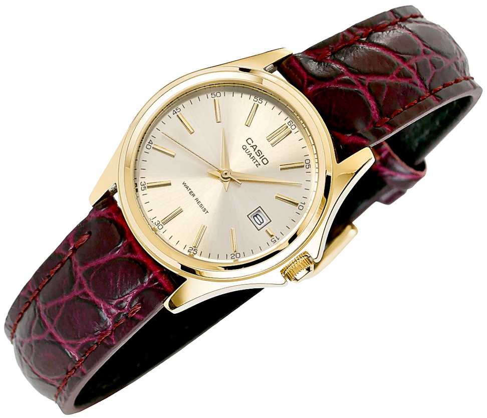 CASIO Moteriškas Laikrodis LTP-1183Q-9A Auksinis Dialas
