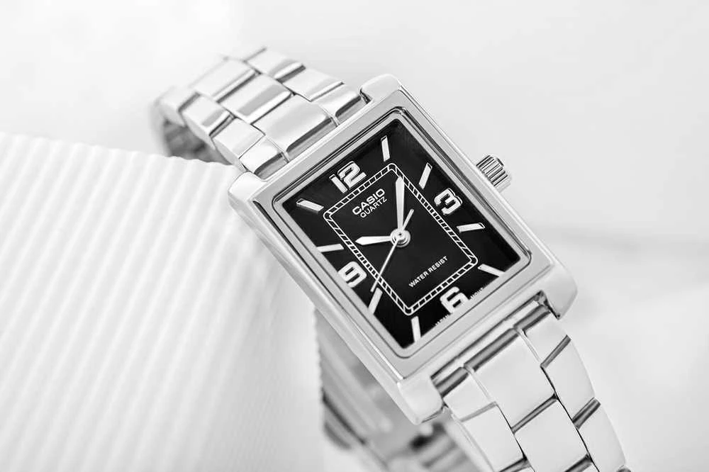 CASIO MOTERIS LAIKRODIS LTP-1234DD-1A + DĖŽĖ