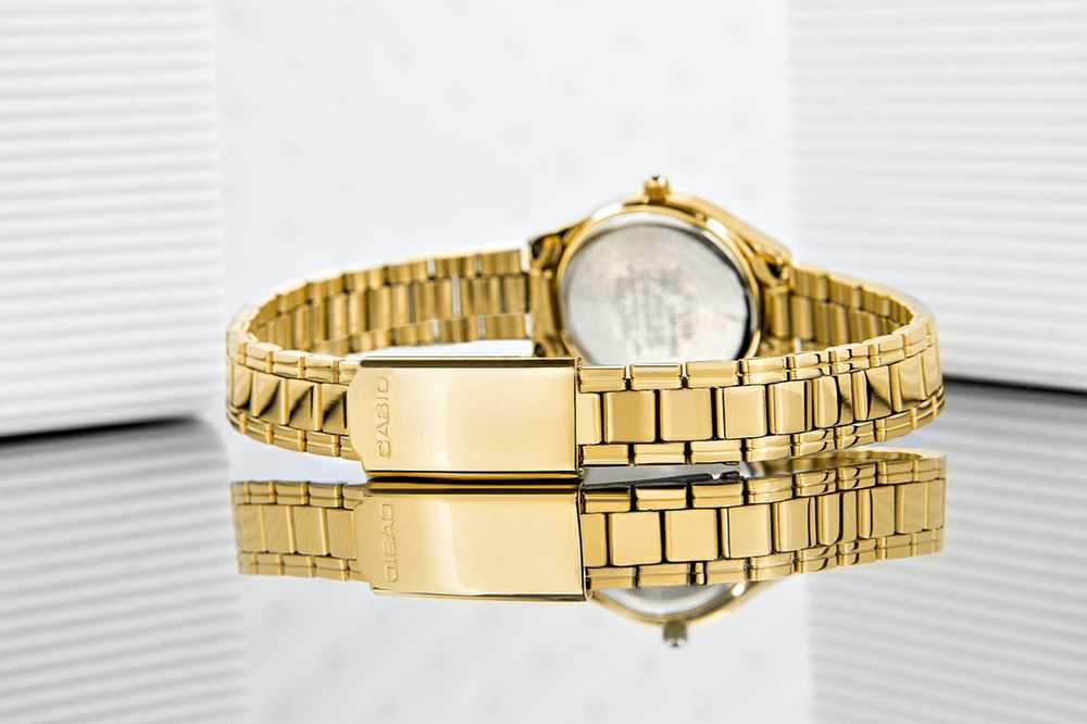 CASIO LTP-1275G-9A moteriškas laikrodis (zd580c) + dėžutė