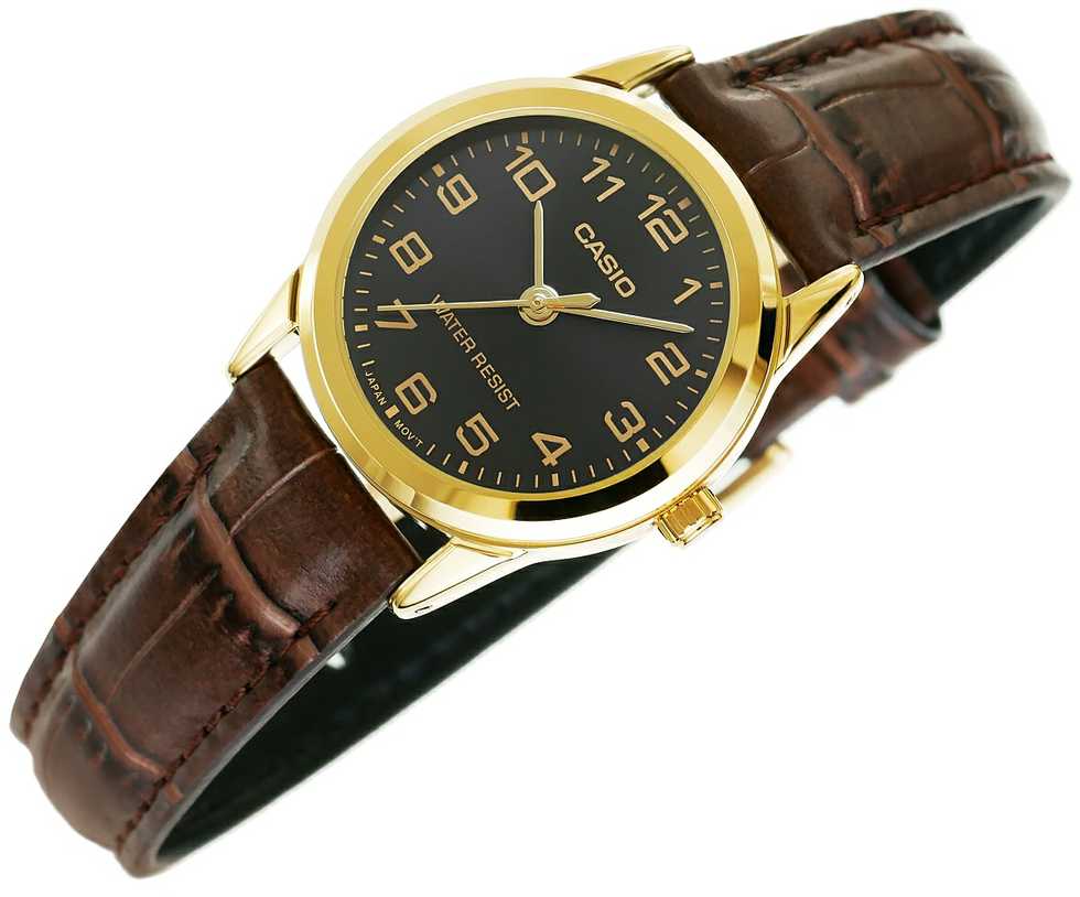 Casio Moterų kolekcijos laikrodis LTP-V001GL-1B + dėžutė