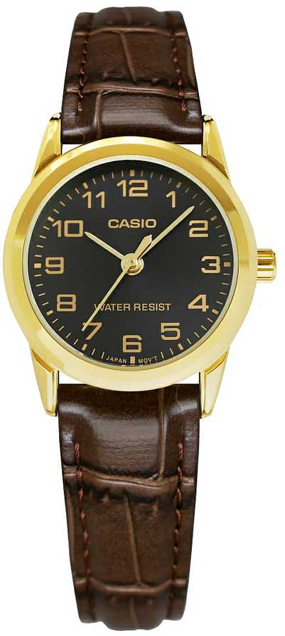 Casio Moterų kolekcijos laikrodis LTP-V001GL-1B + dėžutė