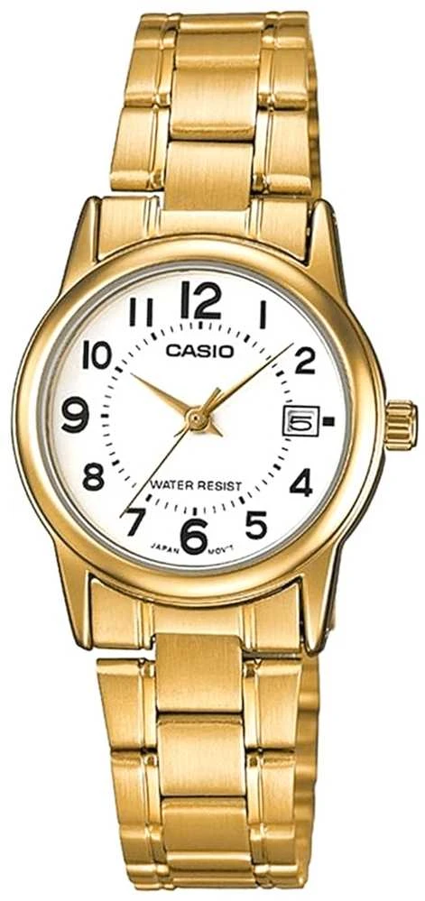 Laikrodis CASIO LTP-V002G-7B WOMEN S WATCH (zd587f) + BOX