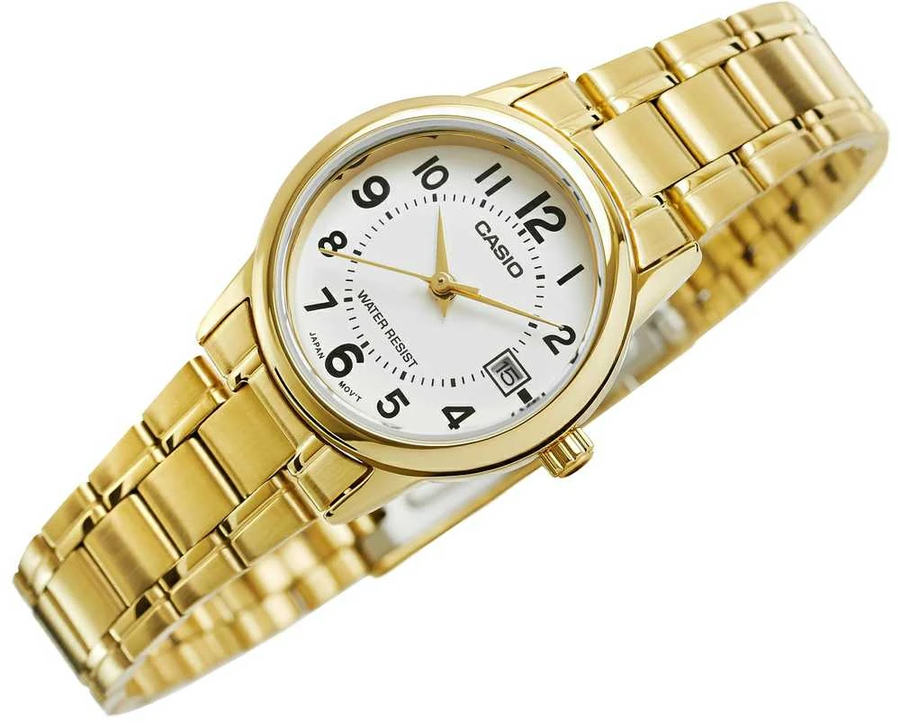 Laikrodis CASIO LTP-V002G-7B WOMEN S WATCH (zd587f) + BOX