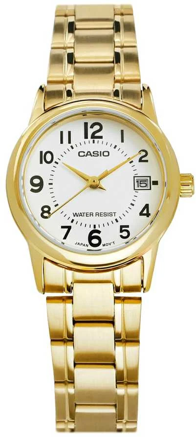 Laikrodis CASIO LTP-V002G-7B WOMEN S WATCH (zd587f) + BOX