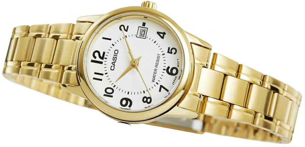 Laikrodis CASIO LTP-V002G-7B WOMEN S WATCH (zd587f) + BOX