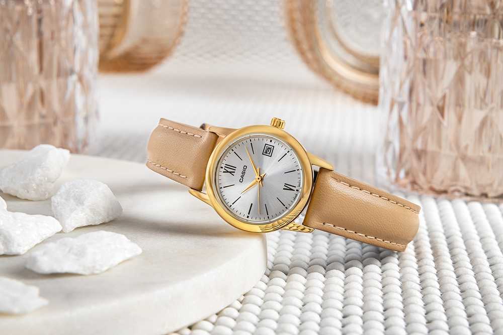 Laikrodis CASIO LTP-V002GL-7B3UDF WOMEN'S WATCH (zd584h) + BOX