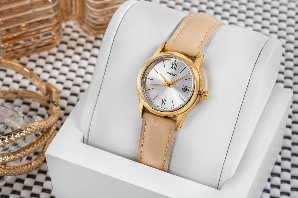 Laikrodis CASIO LTP-V002GL-7B3UDF WOMEN'S WATCH (zd584h) + BOX