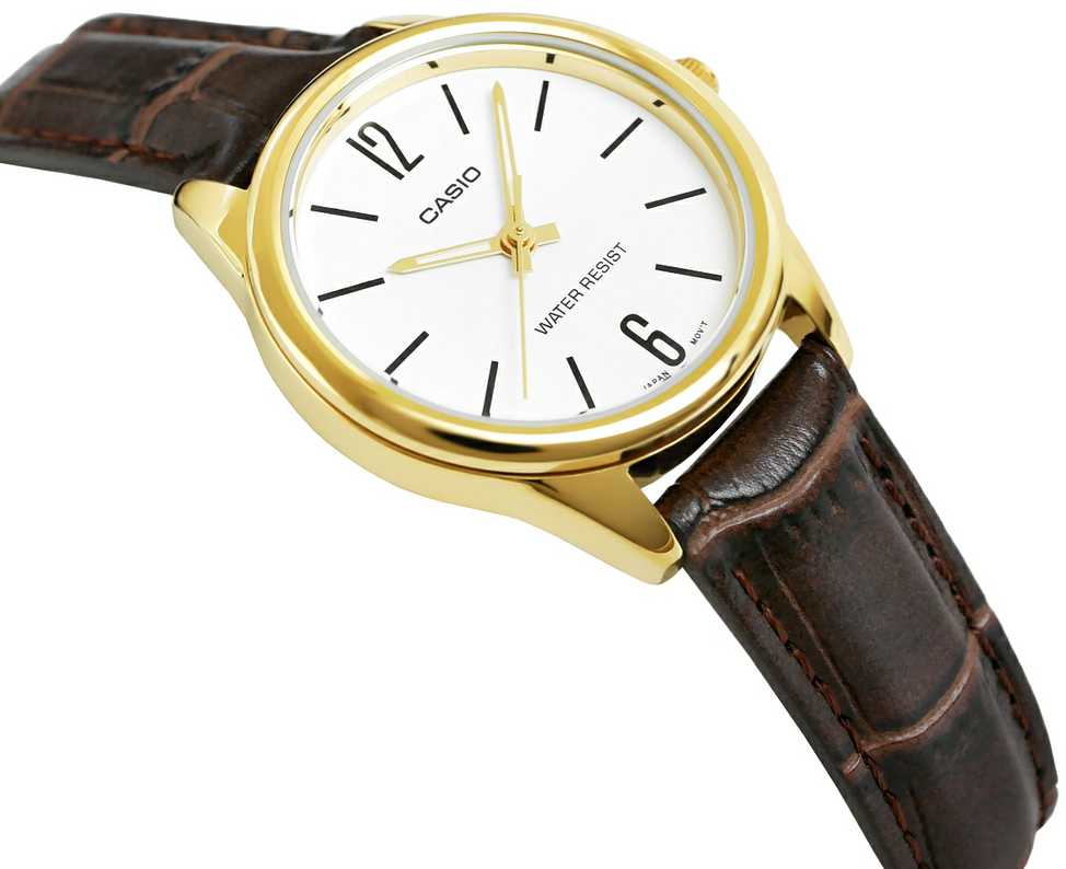 Casio kolekcijos moteriškas laikrodis LTP-V005GL-7B (zd582h) + dėžutė