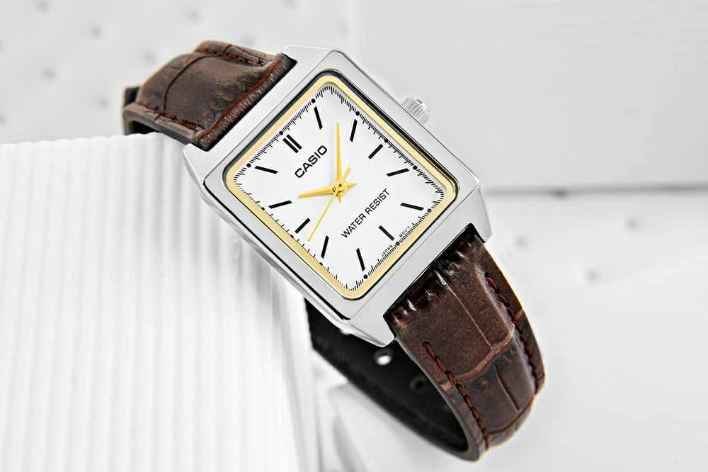 CASIO LTP-V007L-7E2 MOTERIS LAIKRODIS + DĖŽĖ (zd639i)
