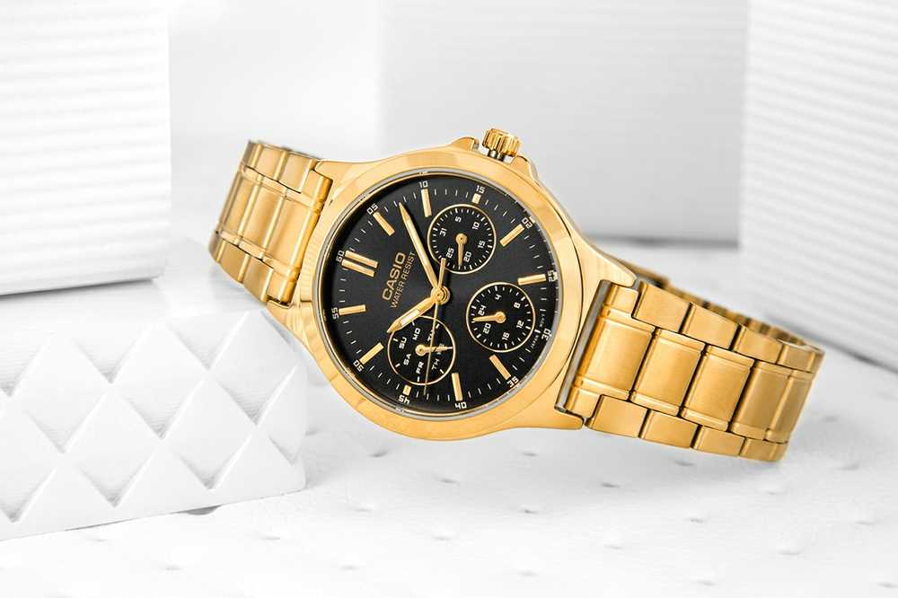 Laikrodis CASIO LTP-V300G-1AUDF WOMEN'S WATCH (zd566e) + BOX