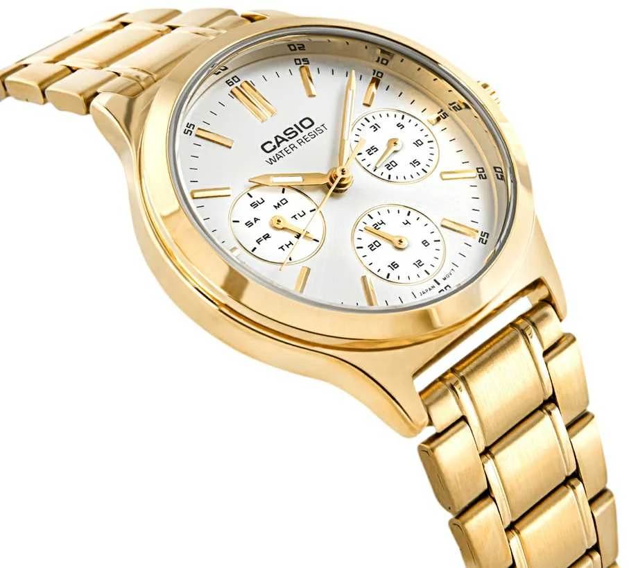 Laikrodis CASIO LTP-V300G 7A WOMEN S WATCH (zd566b) + BOX