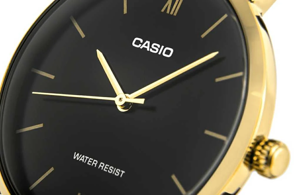 CASIO LTP-VT01GL-1B moteriškas laikrodis + dėžutė (zd634a)