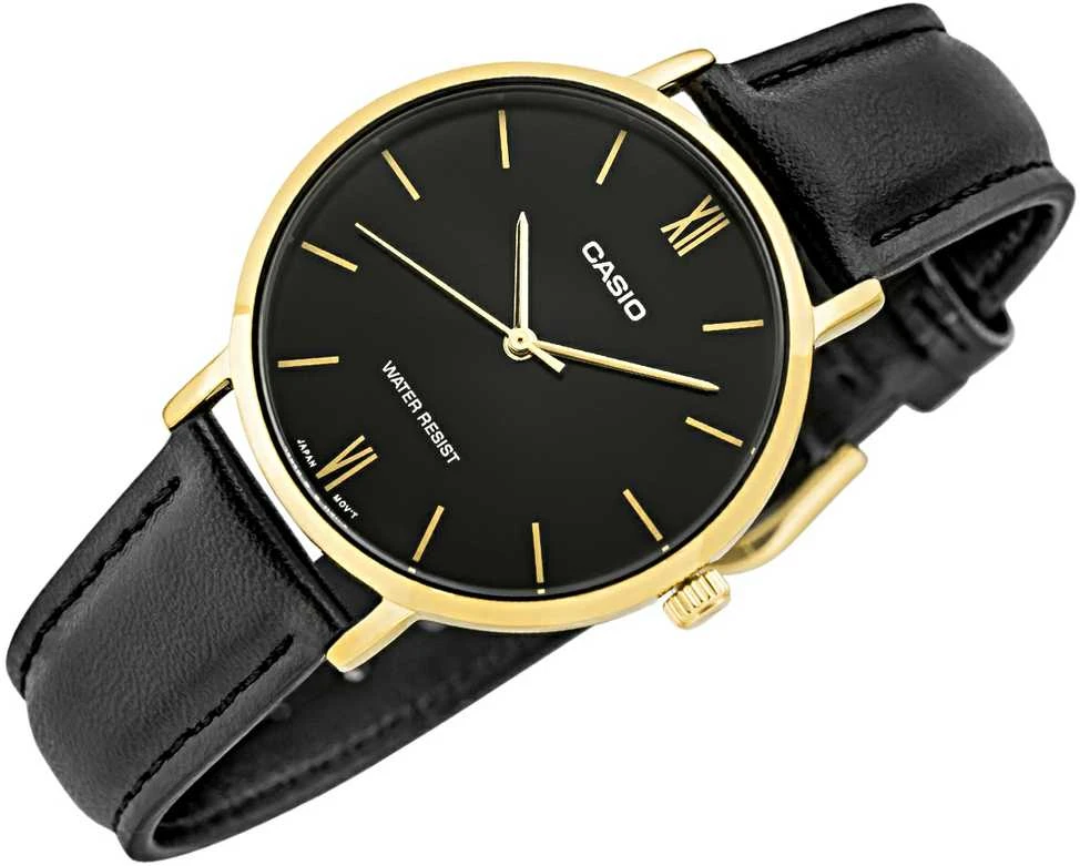 CASIO LTP-VT01GL-1B moteriškas laikrodis + dėžutė (zd634a)