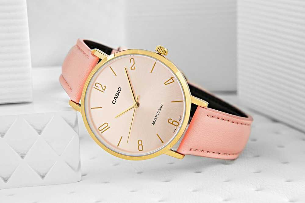 Casio LTP-VT01GL-4B moteriškas laikrodis + dėžutė
