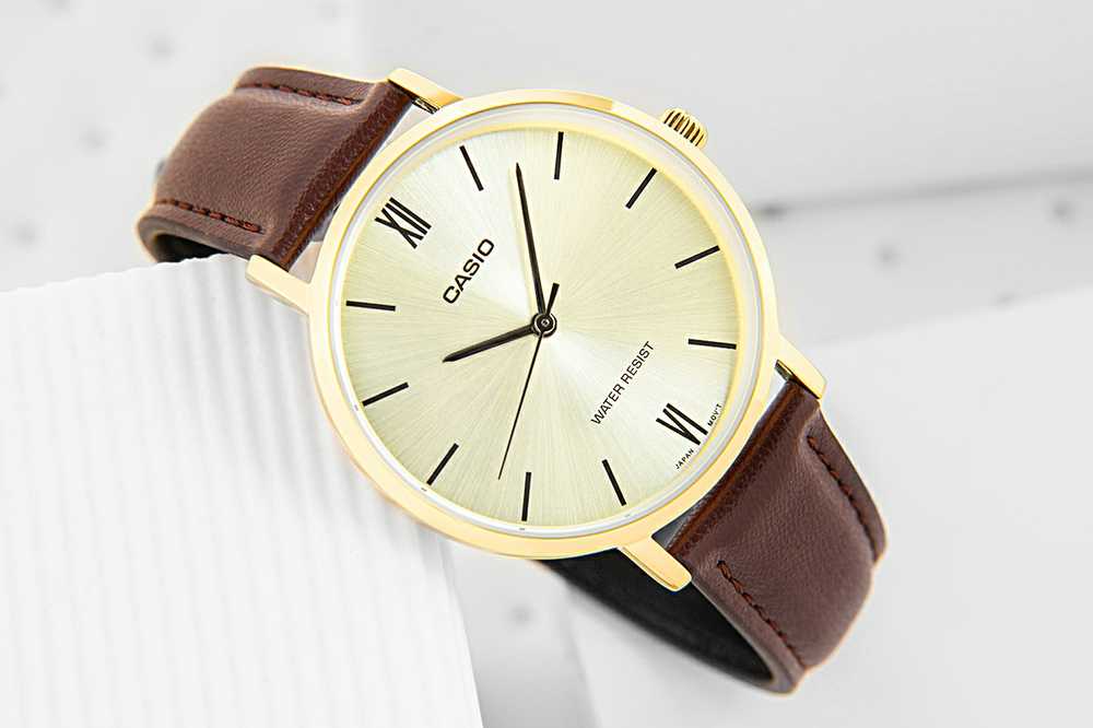 Casio LTP-VT01GL-9B moteriškas laikrodis + dėžutė