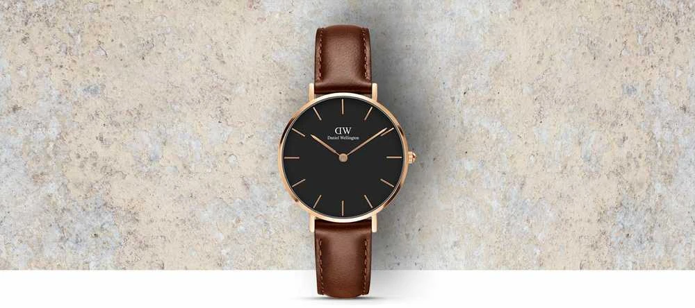 DANIEL WELLINGTON klasikinis Šefildo moteriškas LAIKRODIS DW00100169 + DĖŽĖ