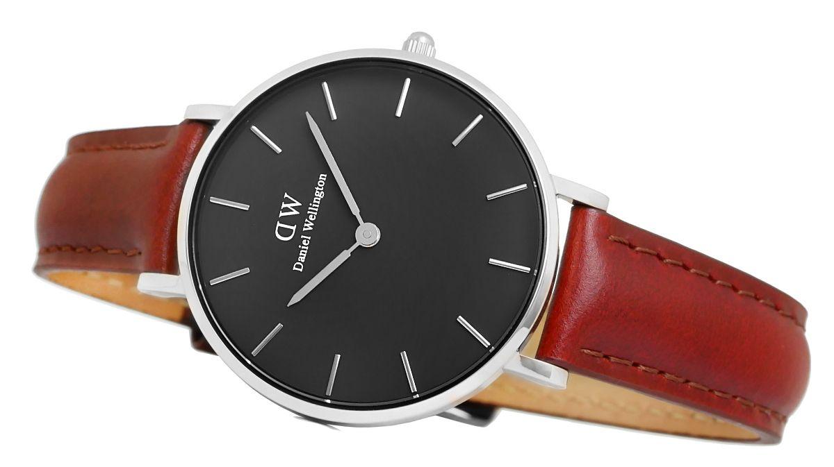 Laikrodis DANIEL WELLINGTON DW00100181. Kvarcas, Juoda Spalva. Unisex.