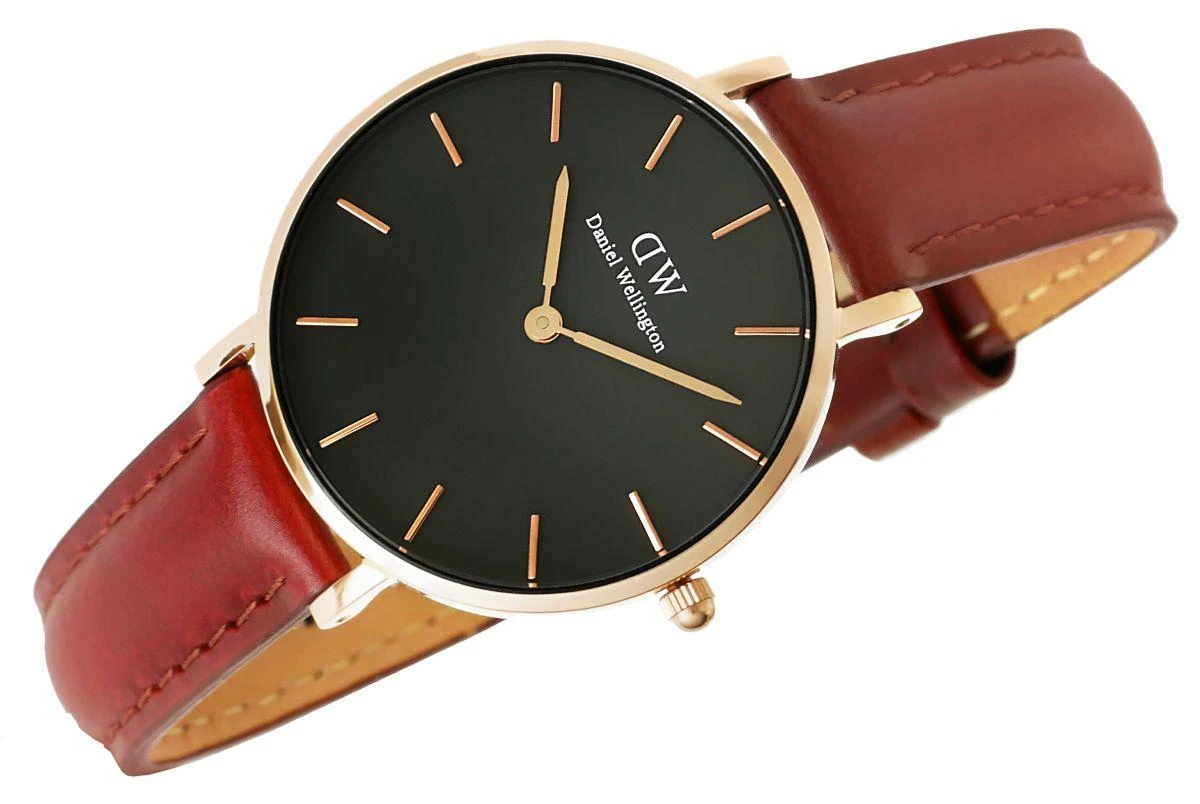 DANIEL WELLINGTON klasikinis Šefildo moteriškas LAIKRODIS DW00100169 + DĖŽĖ