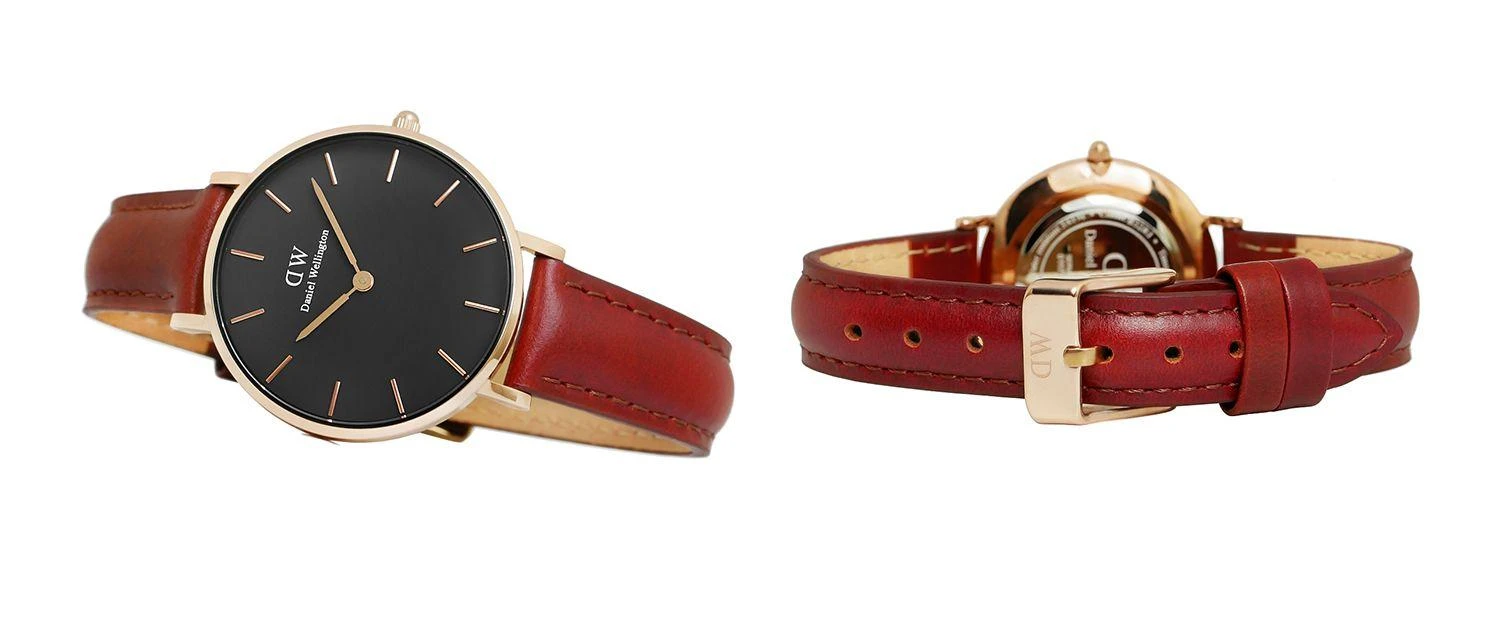 DANIEL WELLINGTON klasikinis Šefildo moteriškas LAIKRODIS DW00100169 + DĖŽĖ