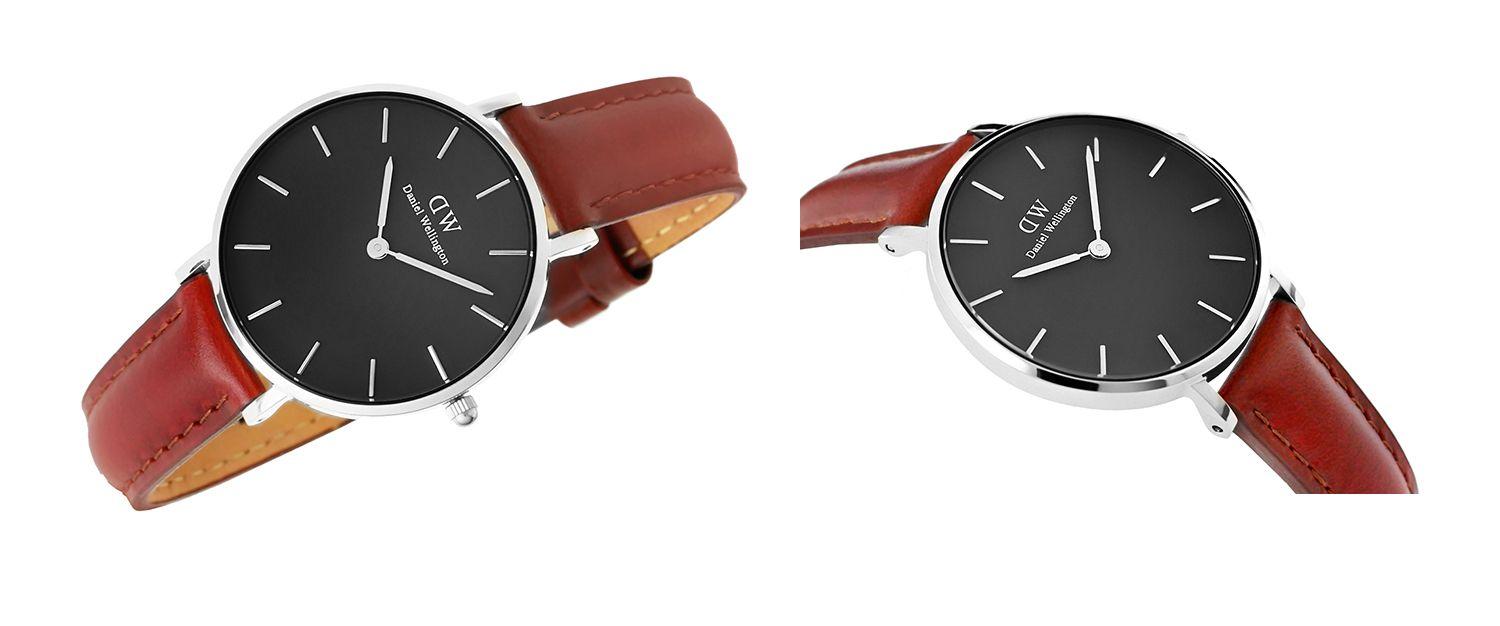Laikrodis DANIEL WELLINGTON DW00100181. Kvarcas, Juoda Spalva. Unisex.